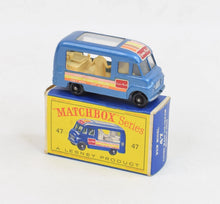 Matchbox Lesney 47 Lyons maid Ice cream shop BPW/D box Virtually Mint/Nice box (metallic)
