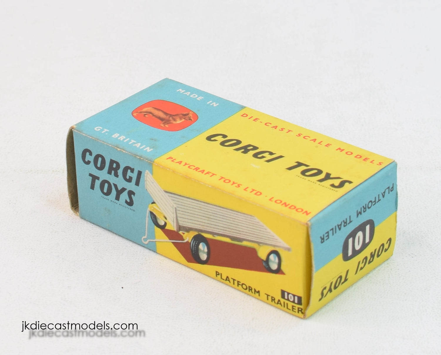 Corgi toys 101  Empty box 'JJP Vancouver' Collection