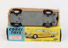 Corgi toys 211s Studebaker 'Golden Hawk' Virtually Mint/Boxed (Flat hubs)