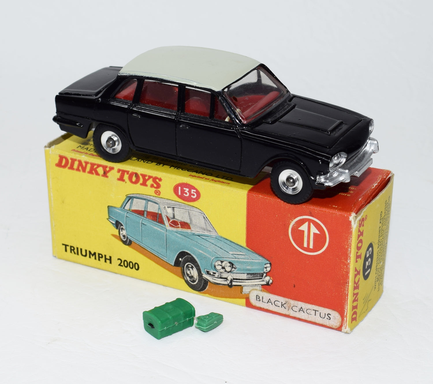 Dinky toys 135 Triumph 2000 Promotional Virtually Mint/Boxed (Black&Cactus).