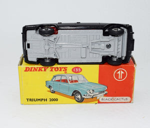 Dinky toys 135 Triumph 2000 Promotional Virtually Mint/Boxed (Black&Cactus).