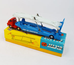Corgi toys 1101 Bedford 'Carrimore' Transporter Very Near Mint/Boxed (Satin red cab)