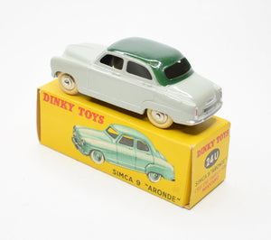 French Dinky Toys 24u  Simca 9 'Aronde' Very Near Mint/Boxed