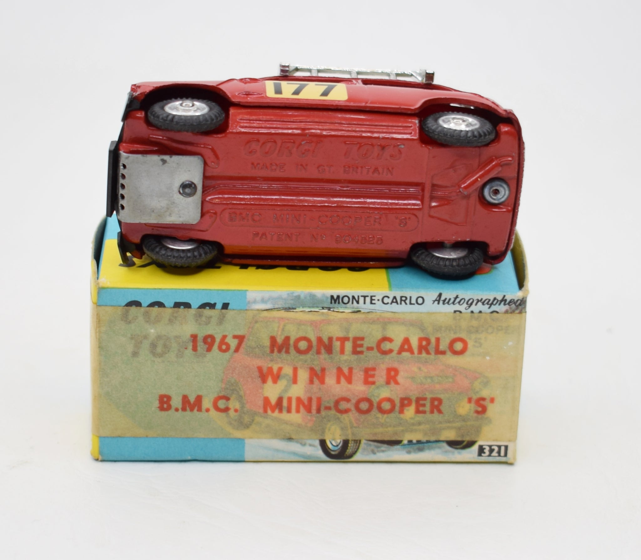 339 - Monte-Carlo Winner 1967 B.M.C. Mini Cooper 'S' – Corgi Model Club USA