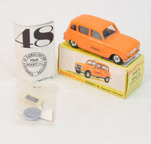 French Dinky toys 518A Renault 4 'Depannage Autoroutes' Virtually Mint/Boxed