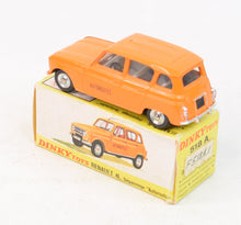 French Dinky toys 518A Renault 4 'Depannage Autoroutes' Virtually Mint/Boxed