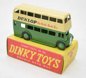 Dinky toys 290 Double deck bus 'Dunlop' Virtually Mint/Boxed.