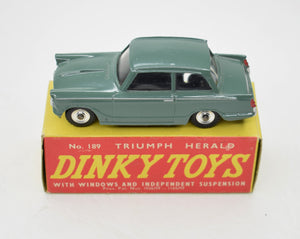 Dinky Toys 189 Triumph Herald 'Promotional' Virtually Mint/Boxed (Lichfield Green).