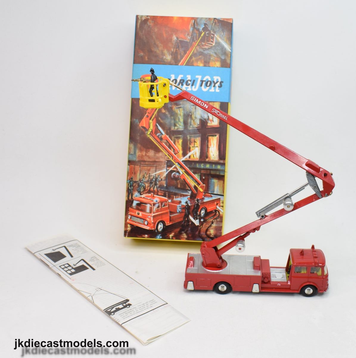 Corgi toys 1127 Simon Snorkel Virtually Mint/Boxed (Gold boom) 'JJP Vancouver' Collection