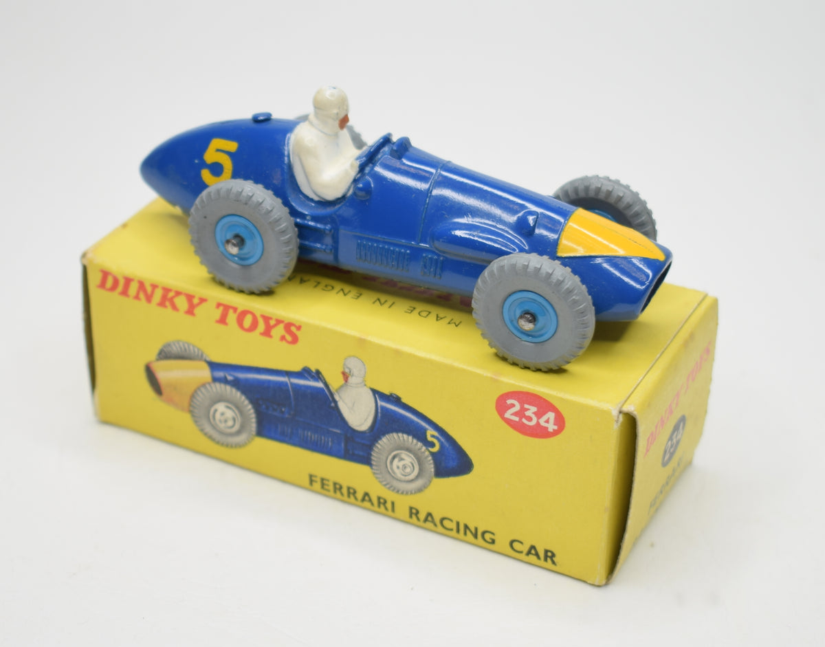 Dinky Toys 234 Ferrari Virtually Mint/Boxed (Blue plastic hubs)