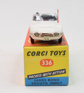 Corgi toys 336 James Bond Toyota Virtually Mint/Boxed (Rose gold bumper)