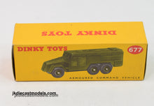 Dinky toy 677 Armoured Command Vehicle (Box only)