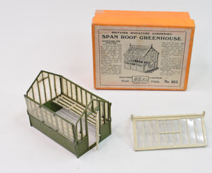 Britains Span Roof Greenhouse Very Near Mint/Boxed