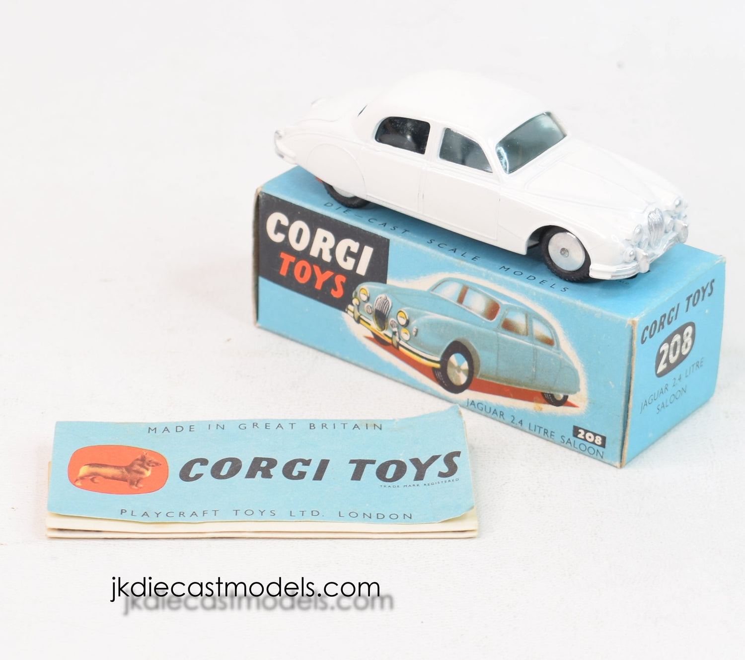 Corgi Toys 208 Jaguar 2.4 Virtually Mint/Nice box
