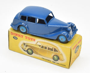 Dinky toys 151 Triumph 1800 Very Near Mint/Boxed (Dark blue & rare box)