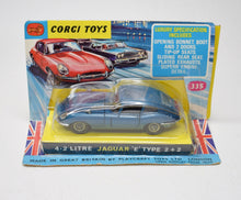 Corgi toys 335 4.2 E type (Old Shop Stock from Ripon North Yorkshire)