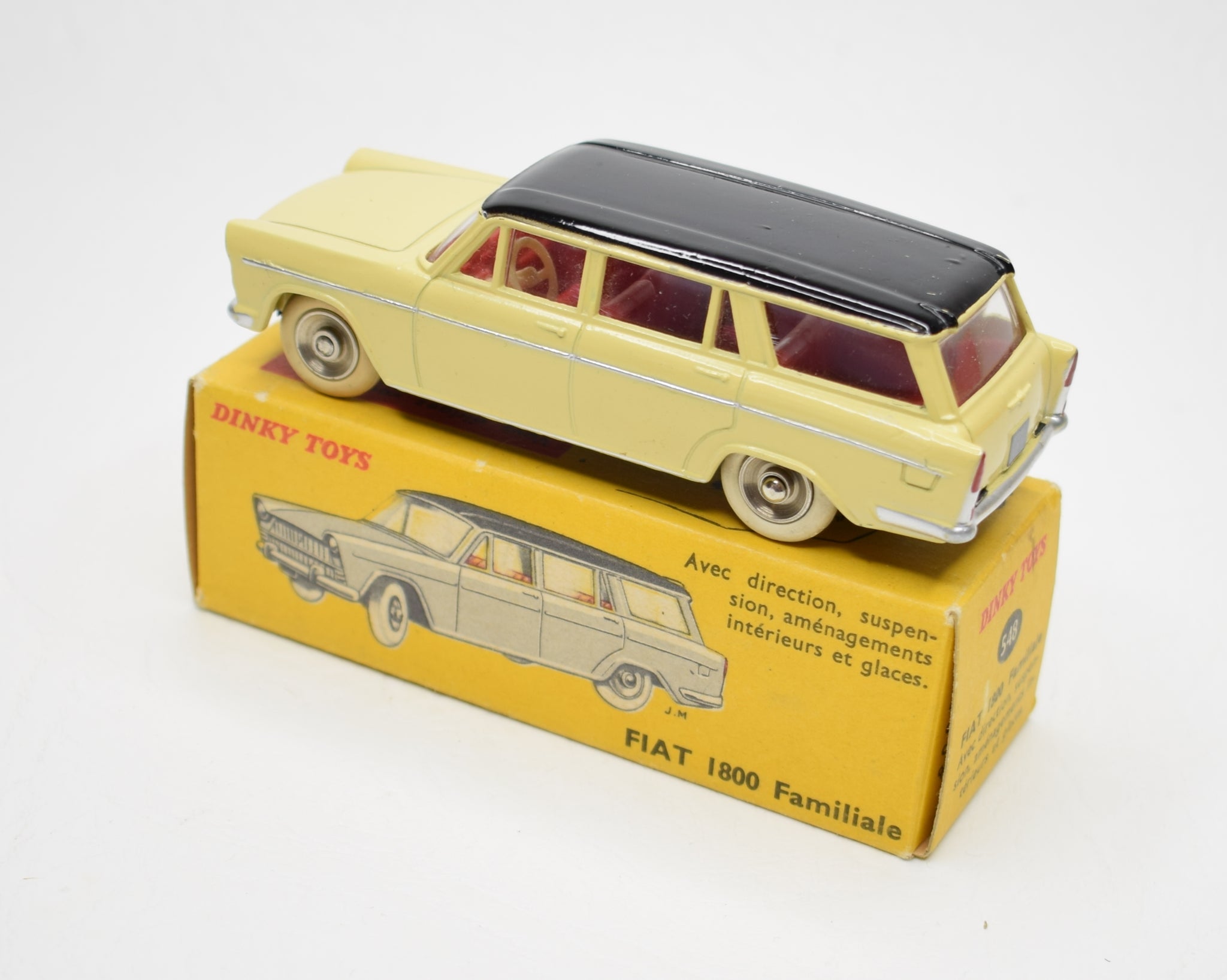 French Dinky Toys 548 Fiat 1800 Familiale Very Near Mint/Boxed 