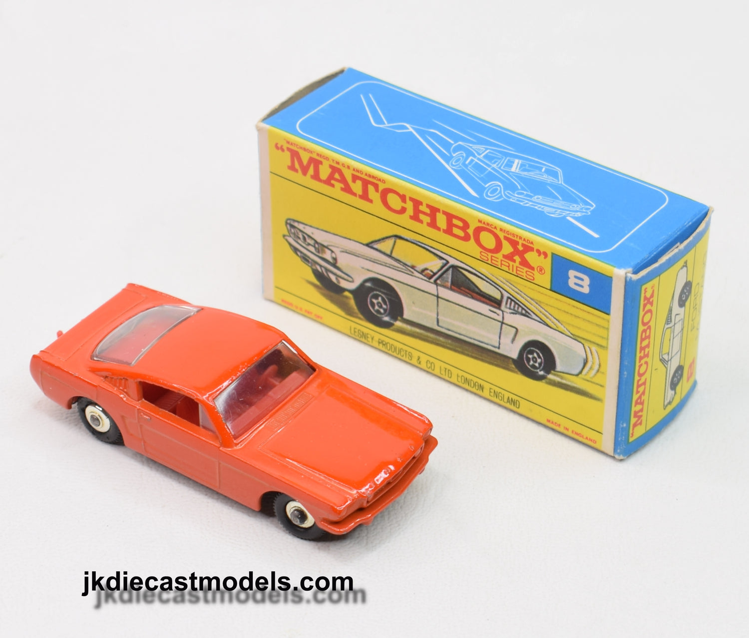 Matchbox 8 Ford Mustang Virtually Mint/Boxed