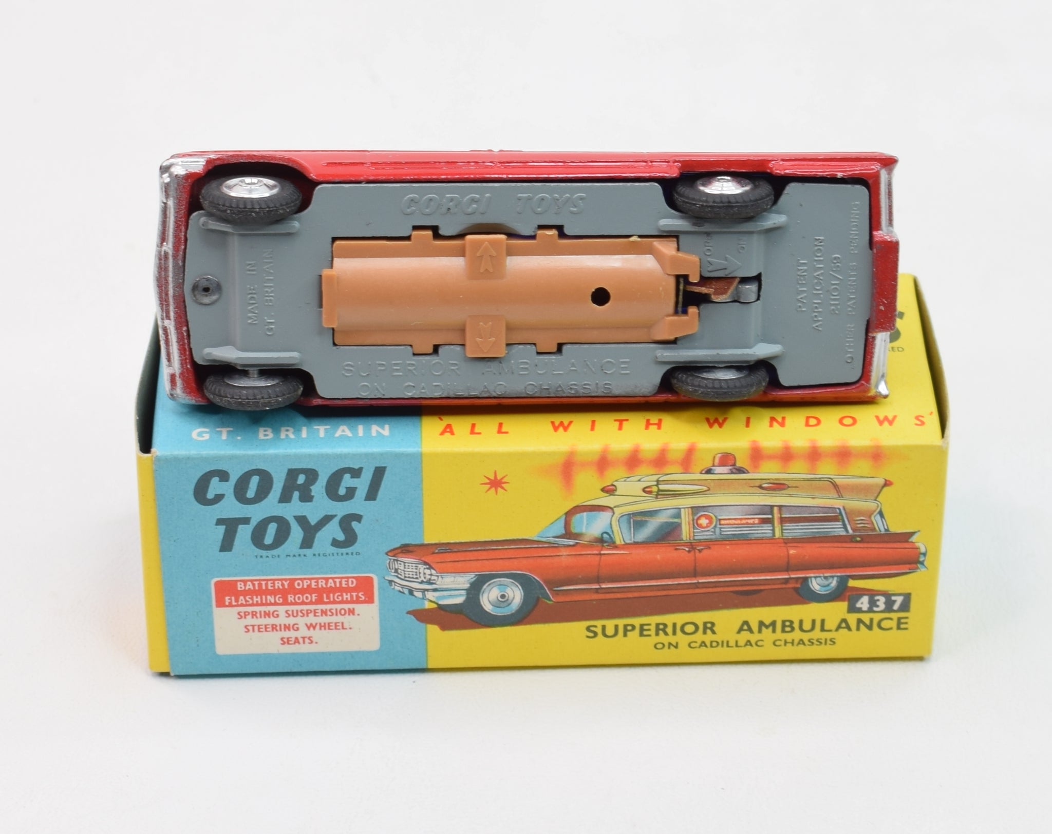 Corgi toys 437 Superior Ambulance Virtually Mint/Lovely Box 'Carlton' – JK  DIE-CAST MODELS