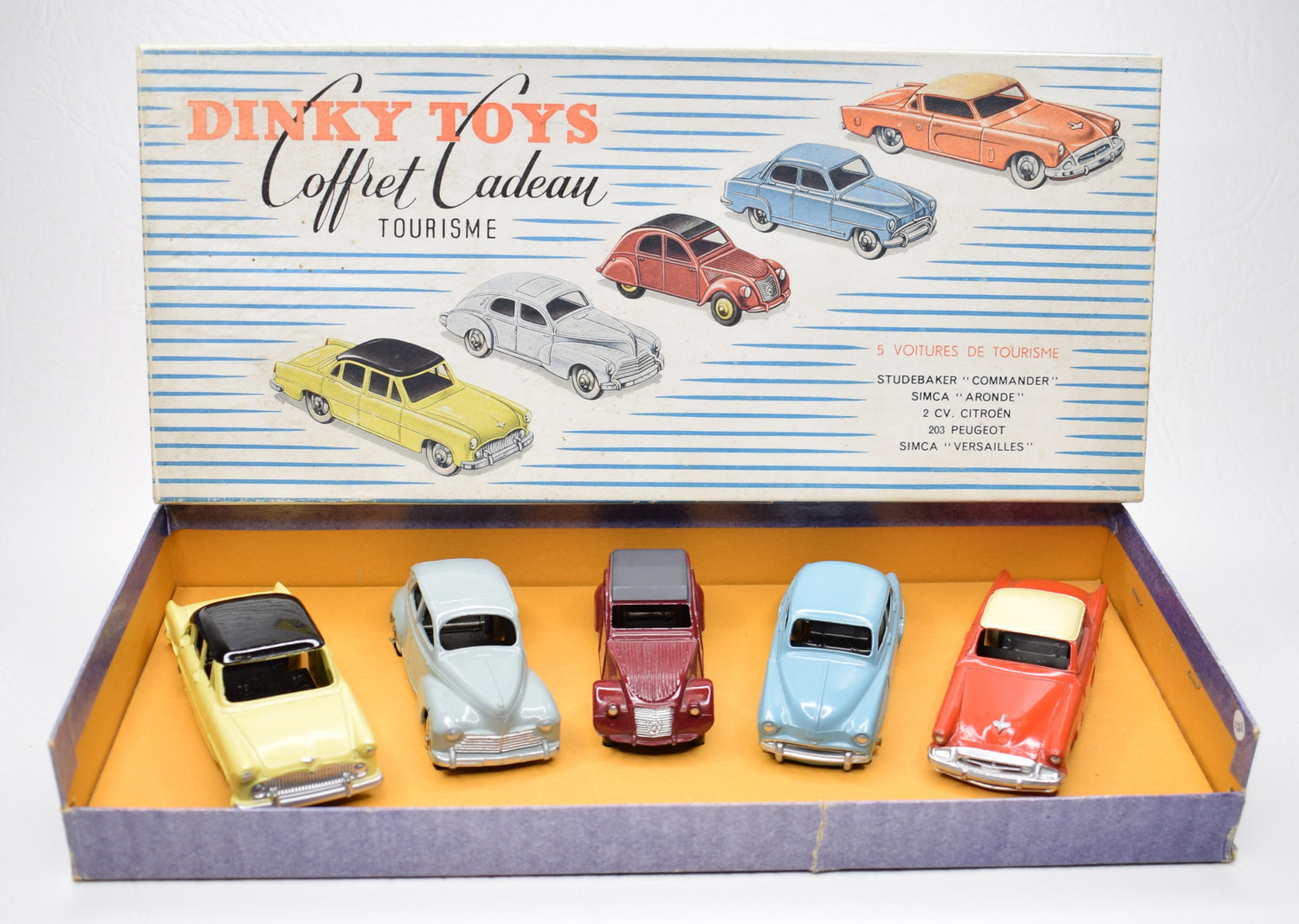 French Dinky toys 24-56 Touring Car Gift Set Virtually Mint/Boxed