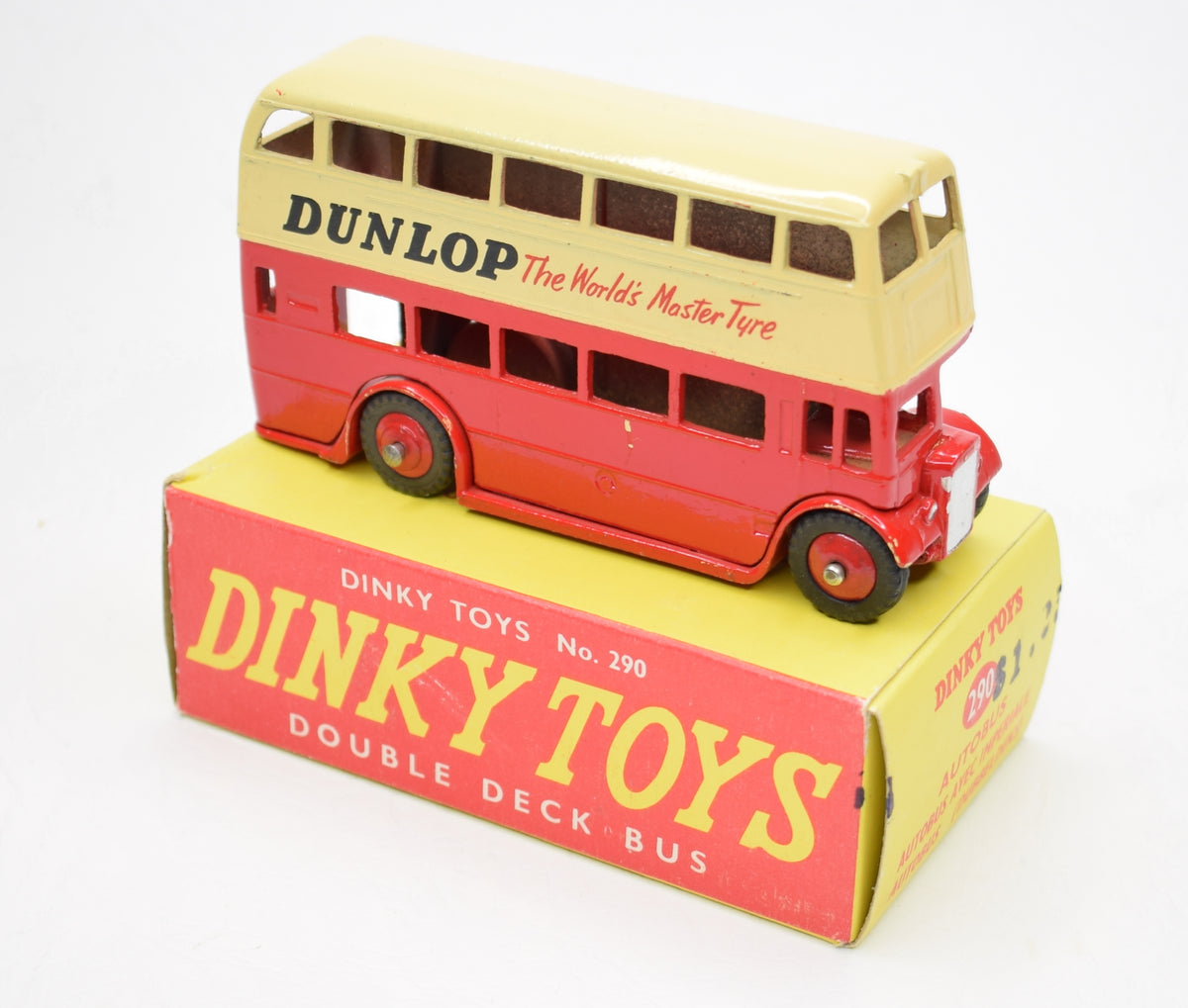 Dinky toys 290 Double deck bus 'Dunlop' Very Near Mint/Boxed.