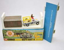 Corgi toys Gift set 8 Lions of Longleat Virtually Mint/Boxed (Shaped spun hubs)