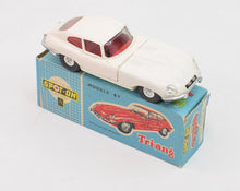 Spot-on 217 E Type Virtually Mint/Boxed (Ivory with red interior) 'Lansdown' Collection