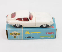 Spot-on 217 E Type Virtually Mint/Boxed (Ivory with red interior) 'Lansdown' Collection