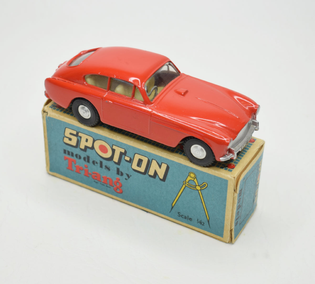 Spot-on 113 Aston Martin DB3 Very Near Mint/Boxed (Orange/Red) Reserved