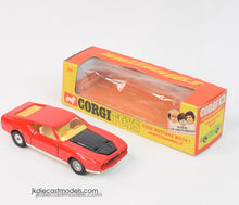 Corgi toys 391 James Bond Ford Mustang Virtually Mint/Boxed (Without 'Diamonds are Forever' Sticker)