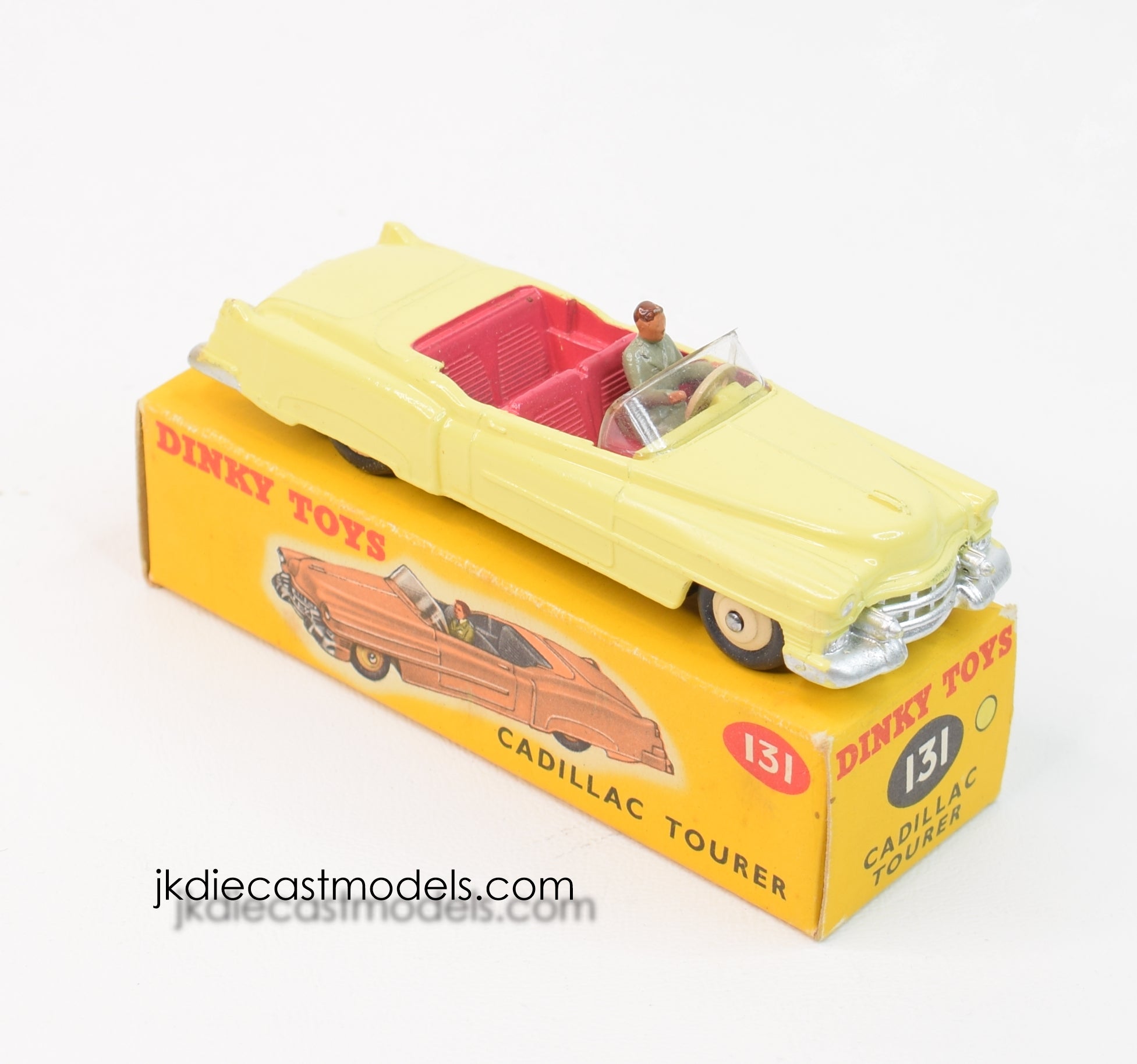 CADILLAC ELDORADO TOURER DINKY TOYS 131 avec boite d'origine TTBE CADILLAC ELDORADO TOURER DINKY TOYS 131 avec boite d'origine TTBE