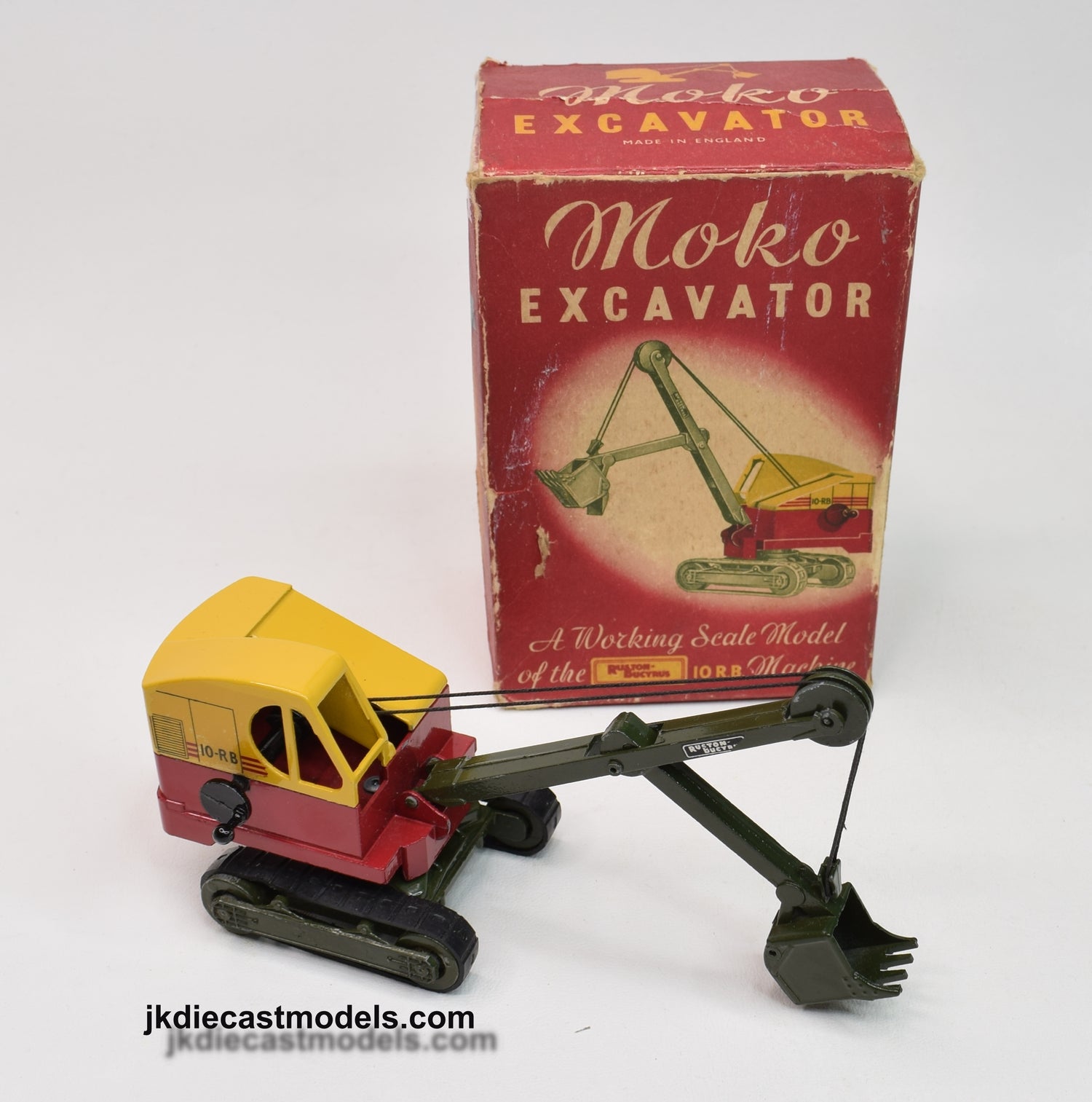 Moko Excavator with rubber tracks Virtually Mint/Boxed