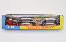 Matchbox King Size K-4 Fruehauf Hopper Train Mint/Lovely box