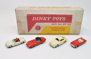 Dinky toys 121 Goodwood Gift set Very Near Mint/Boxed