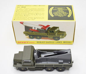 French Dinky 816 Berliet Gazelle Missile Launcher Virtually Mint/Boxed.