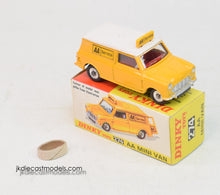 Dinky Toys 274 A.A Minivan Virtually Mint/Boxed (Red Interior)