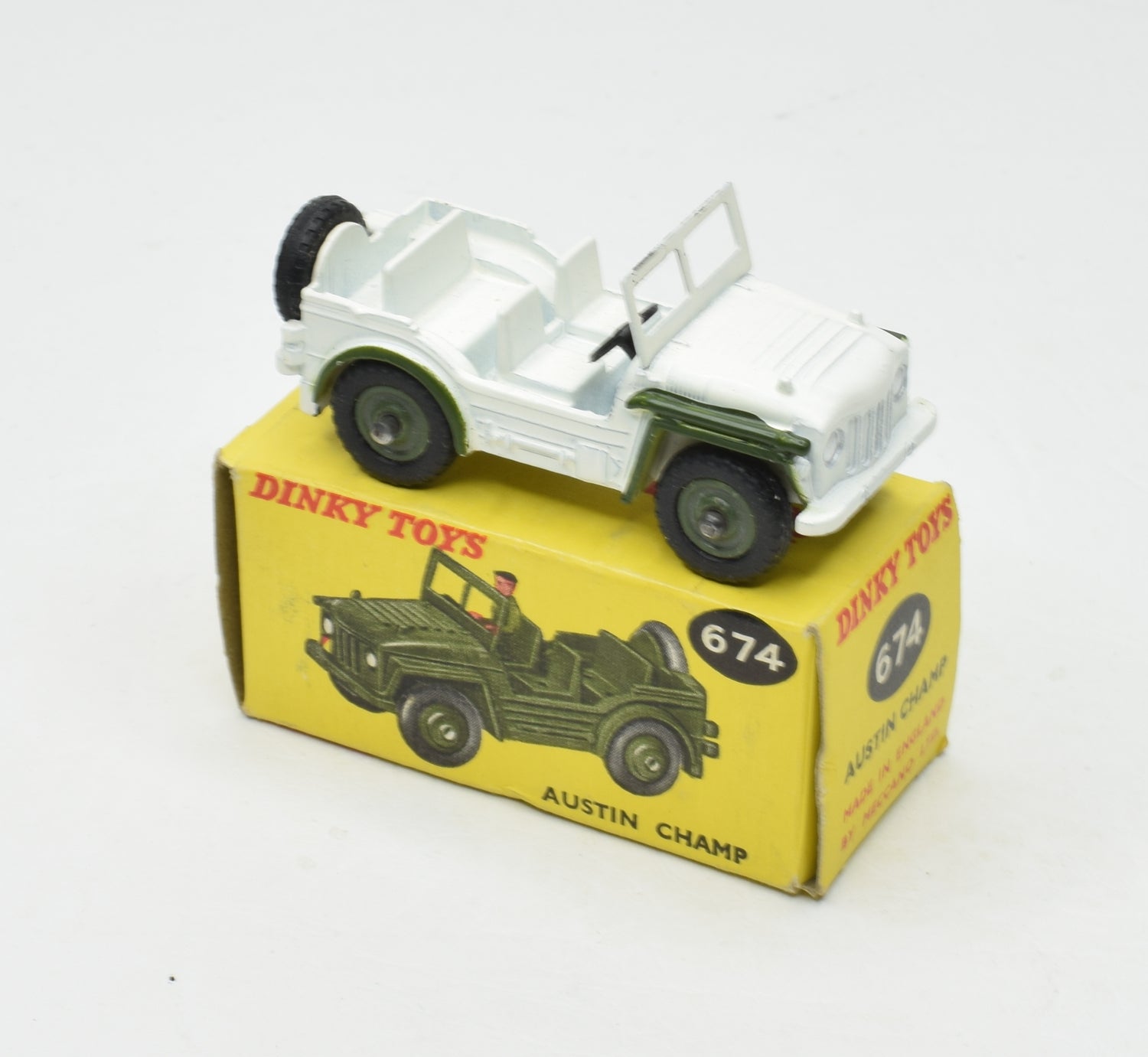 Dinky 674 Austin Champ U.N. Version, Very Near Mint/Boxed 'Brecon' Collection Part 2