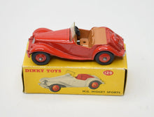 Dinky toys 129 M.G Miget U.S export Issue Very Near Mint/Boxed