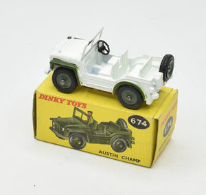 Dinky 674 Austin Champ U.N. Version, Very Near Mint/Boxed 'Brecon' Collection Part 2