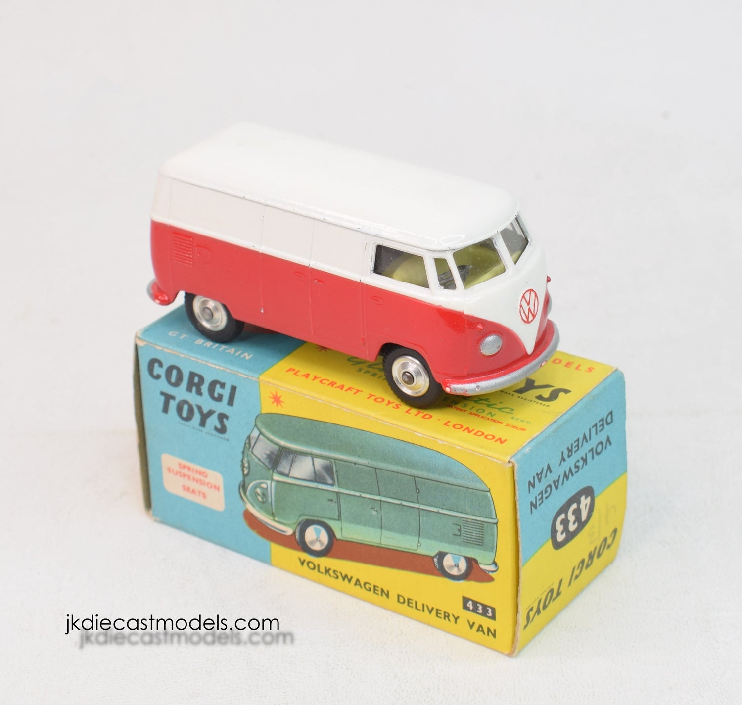 Corgi toys 433 VW Delivery Van Very Near Mint/Boxed