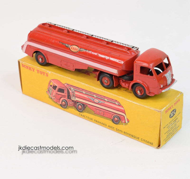 Dinky Toys 32C Camion Panhard Citerne ESSO - Échelle 1/50, Métal, Boîte D'origine (Occasion)