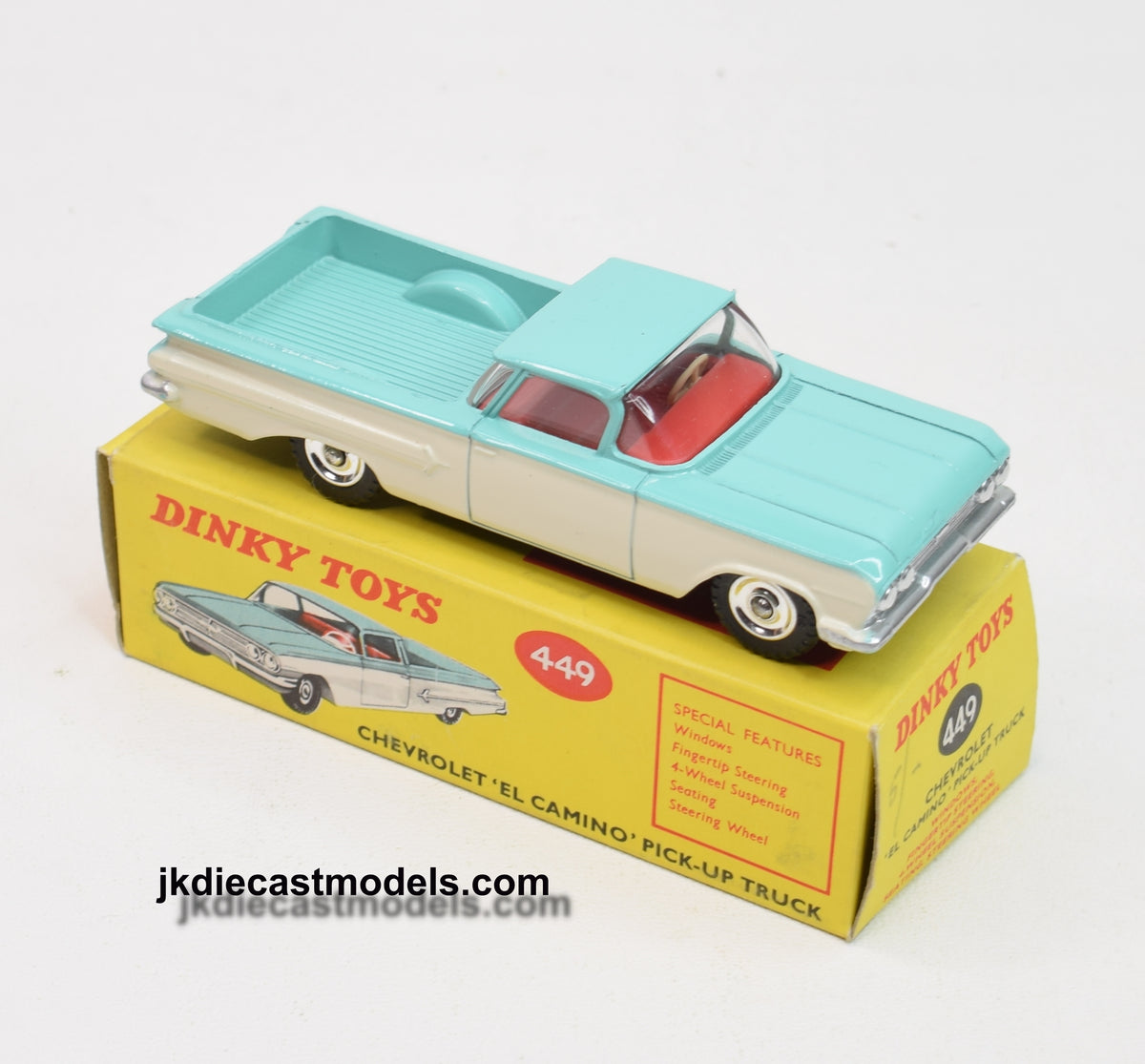 Dinky toys 449 El Camino Pick-Up Truck Virtually Mint/Boxed 'Ribble Valley' Collection