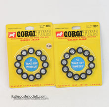 Corgi Toys 1351 & 1352 Golden Jacks spare wheels  'JJP Vancouver' Collection