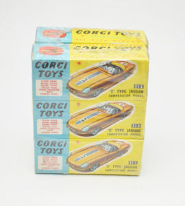 Corgi toys 312 Competition E-type Trade wrap of 6 (Old Shop Stock from Ripon North Yorkshire)