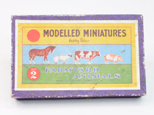 Dinky - Hornby Series '1934' No.2 Modelled Miniatures Farmyard Animals Very Near Mint/Boxed