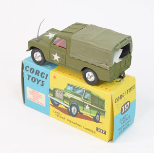 Corgi Toys 357 Land-Rover Weapons carrier Virtually Mint/Nice box