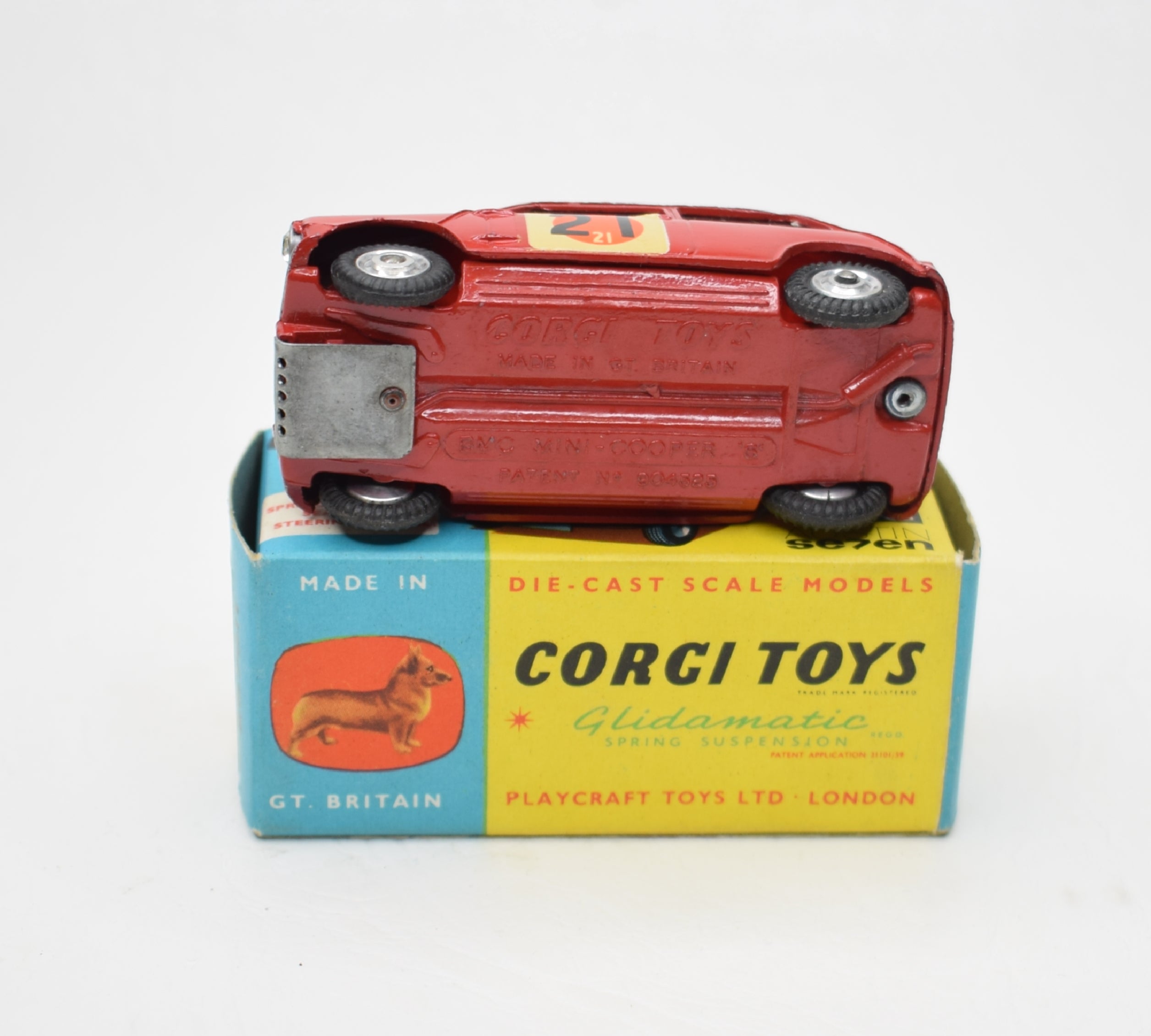 Corgi toys 333 Mini Cooper S 'Sun R.A.C Rally' Virtually Mint