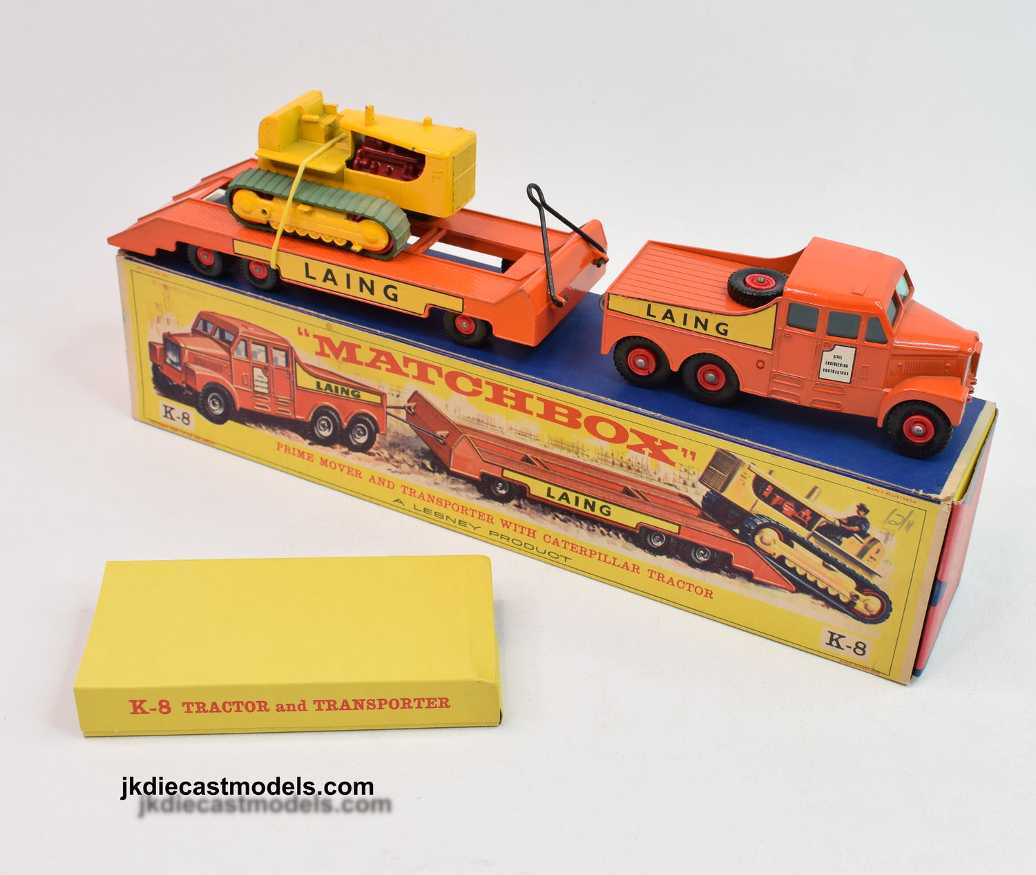 Matchbox King Size K-8 Prime Mover Virtually Mint/Boxed