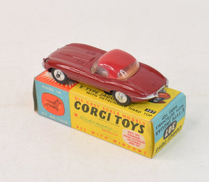 Corgi toys 307 E-type Jaguar Virtually Mint/Boxed – JK DIE-CAST MODELS