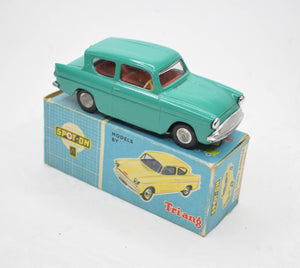 Spot-on 213 Ford Anglia Very Near Mint/Boxed (Turquoise).